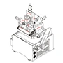 Talladora de engranajes horizontal CNC