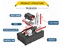 Talladora de engranajes horizontal CNC